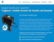 NasaJet Handdrucker - mobiler, portabler Industriedrucker